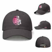 Pink Out Game Day Football Baseball Cap Breast Cancer Support