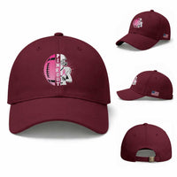Pink Out Game Day Football Baseball Cap Breast Cancer Support