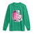 Pink Out Game Day Football Long Sleeve Shirt Breast Cancer Support - Wonder Print Shop