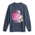 Pink Out Game Day Football Long Sleeve Shirt Breast Cancer Support - Wonder Print Shop
