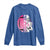 Pink Out Game Day Football Long Sleeve Shirt Breast Cancer Support - Wonder Print Shop