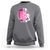 Pink Out Game Day Football Sweatshirt Breast Cancer Support - Wonder Print Shop