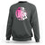 Pink Out Game Day Football Sweatshirt Breast Cancer Support - Wonder Print Shop