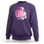 Pink Out Game Day Football Sweatshirt Breast Cancer Support - Wonder Print Shop