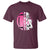 Pink Out Game Day Football T Shirt Breast Cancer Support - Wonder Print Shop
