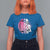 Pink Out Game Day Football T Shirt For Women Breast Cancer Support - Wonder Print Shop