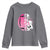 Pink Out Game Day Football Youth Sweatshirt Breast Cancer Support - Wonder Print Shop