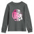 Pink Out Game Day Football Youth Sweatshirt Breast Cancer Support - Wonder Print Shop
