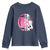 Pink Out Game Day Football Youth Sweatshirt Breast Cancer Support - Wonder Print Shop