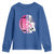 Pink Out Game Day Football Youth Sweatshirt Breast Cancer Support - Wonder Print Shop