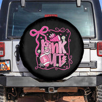 Pink Out Spare Tire Cover Football Support Breast Cancer Gift - Wonder Print Shop