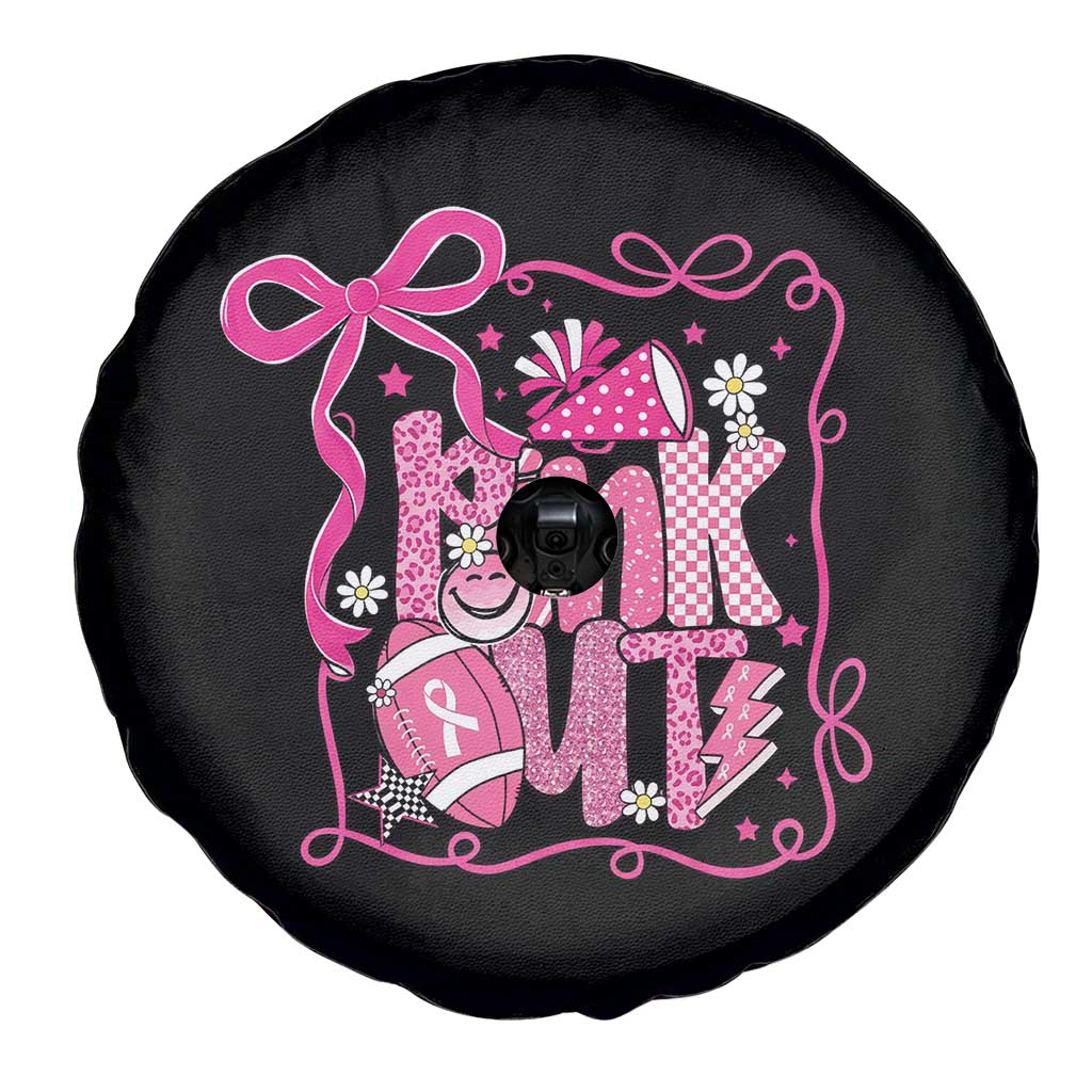 Pink Out Spare Tire Cover Football Support Breast Cancer Gift - Wonder Print Shop