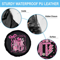 Pink Out Spare Tire Cover Football Support Breast Cancer Gift - Wonder Print Shop