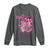 Pink Out Long Sleeve Shirt Football Support Breast Cancer Gift - Wonder Print Shop