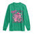 Pink Out Long Sleeve Shirt Football Support Breast Cancer Gift - Wonder Print Shop