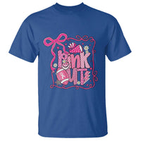Pink Out T Shirt Football Support Breast Cancer Gift - Wonder Print Shop
