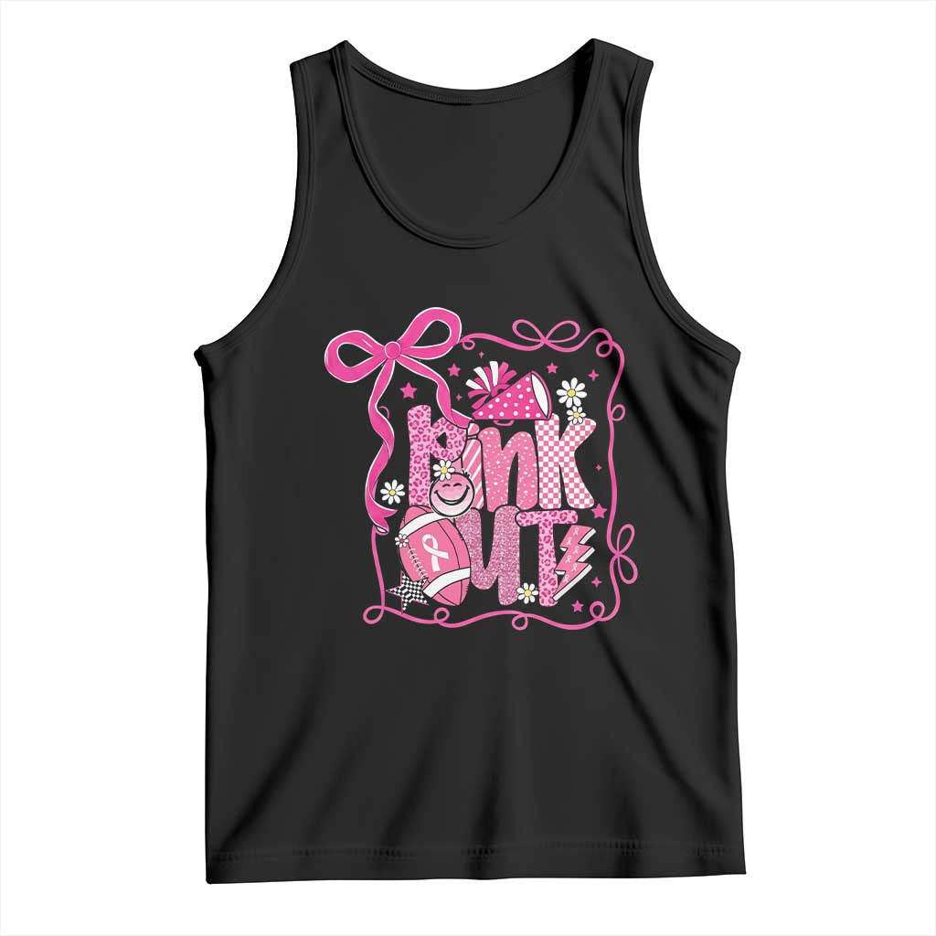 Pink Out Tank Top Football Support Breast Cancer Gift - Wonder Print Shop