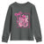Pink Out Youth Sweatshirt Football Support Breast Cancer Gift - Wonder Print Shop
