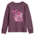 Pink Out Youth Sweatshirt Football Support Breast Cancer Gift - Wonder Print Shop