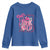 Pink Out Youth Sweatshirt Football Support Breast Cancer Gift - Wonder Print Shop