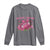 Tackle Cancer Long Sleeve Shirt Football Breast Cancer Awareness Pink Ribbon - Wonder Print Shop