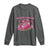 Tackle Cancer Long Sleeve Shirt Football Breast Cancer Awareness Pink Ribbon - Wonder Print Shop
