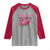 Tackle Cancer Raglan Shirt Football Breast Cancer Awareness Pink Ribbon - Wonder Print Shop