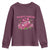 Tackle Cancer Youth Sweatshirt Football Breast Cancer Awareness Pink Ribbon - Wonder Print Shop