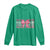 October Tackle Cancer Football Breast Cancer Awareness Long Sleeve Shirt - Wonder Print Shop