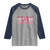 October Tackle Cancer Football Breast Cancer Awareness Raglan Shirt - Wonder Print Shop