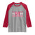 October Tackle Cancer Football Breast Cancer Awareness Raglan Shirt - Wonder Print Shop