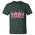October Tackle Cancer Football Breast Cancer Awareness T Shirt - Wonder Print Shop