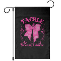 Tackle Breast Cancer Garden Flag Support Fight Faith Pink Ribbon - Wonder Print Shop