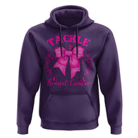 Tackle Breast Cancer Hoodie Support Fight Faith Pink Ribbon - Wonder Print Shop