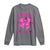 Tackle Breast Cancer Long Sleeve Shirt Support Fight Faith Pink Ribbon - Wonder Print Shop