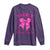 Tackle Breast Cancer Long Sleeve Shirt Support Fight Faith Pink Ribbon - Wonder Print Shop