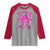 Tackle Breast Cancer Raglan Shirt Support Fight Faith Pink Ribbon - Wonder Print Shop