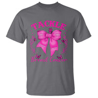 Tackle Breast Cancer T Shirt Support Fight Faith Pink Ribbon - Wonder Print Shop