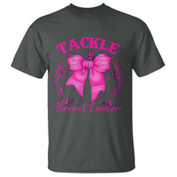 Tackle Breast Cancer T Shirt Support Fight Faith Pink Ribbon - Wonder Print Shop