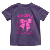 Tackle Breast Cancer Toddler T Shirt Support Fight Faith Pink Ribbon - Wonder Print Shop
