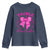 Tackle Breast Cancer Youth Sweatshirt Support Fight Faith Pink Ribbon - Wonder Print Shop