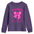 Tackle Breast Cancer Youth Sweatshirt Support Fight Faith Pink Ribbon - Wonder Print Shop