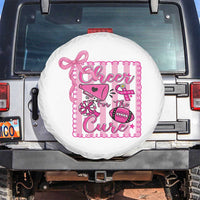 Cheer For The Cure Spare Tire Cover Breast Cancer Awareness Football Gift - Wonder Print Shop