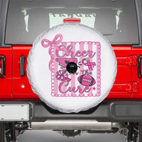 Cheer For The Cure Spare Tire Cover Breast Cancer Awareness Football Gift - Wonder Print Shop