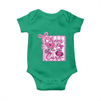 Cheer For The Cure Baby Onesie Breast Cancer Awareness Football Gift - Wonder Print Shop