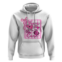 Cheer For The Cure Hoodie Breast Cancer Awareness Football Gift - Wonder Print Shop