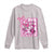 Cheer For The Cure Long Sleeve Shirt Breast Cancer Awareness Football Gift - Wonder Print Shop
