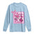 Cheer For The Cure Long Sleeve Shirt Breast Cancer Awareness Football Gift - Wonder Print Shop