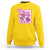 Cheer For The Cure Sweatshirt Breast Cancer Awareness Football Gift - Wonder Print Shop
