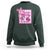 Cheer For The Cure Sweatshirt Breast Cancer Awareness Football Gift - Wonder Print Shop